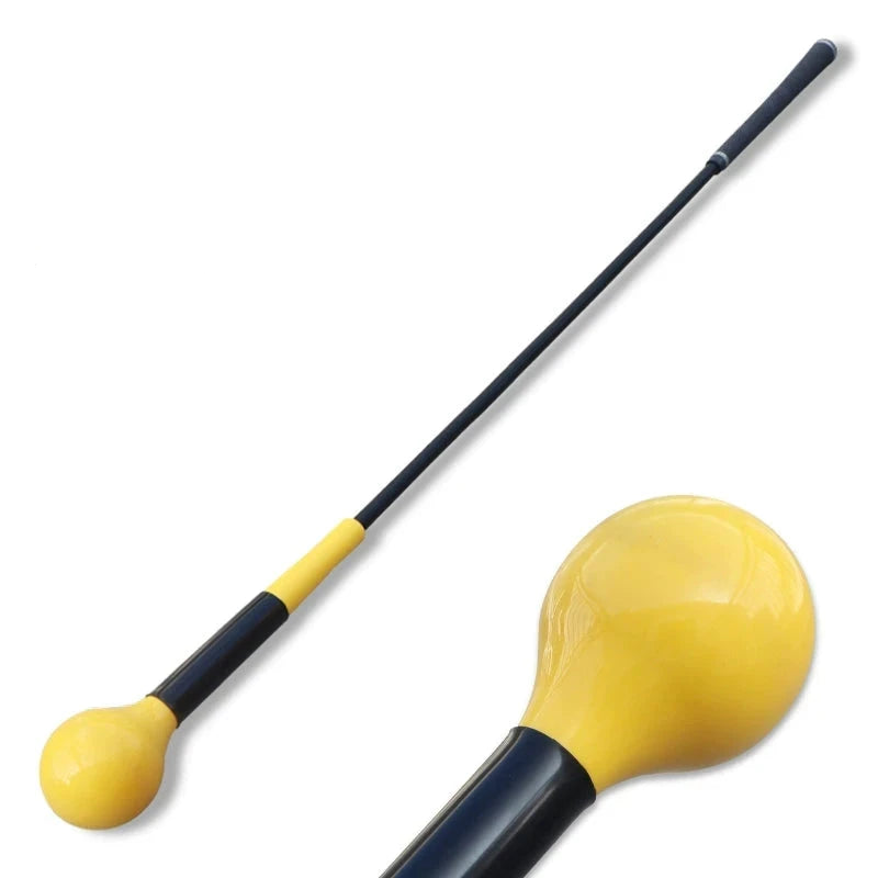 Golf Swing Practice Stick –  (115Cm, Yellow)